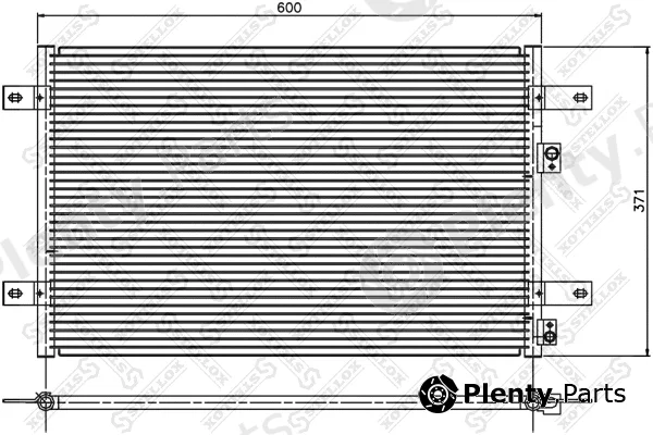 Stellox 10-45310-SX — Condenser, air conditioning
