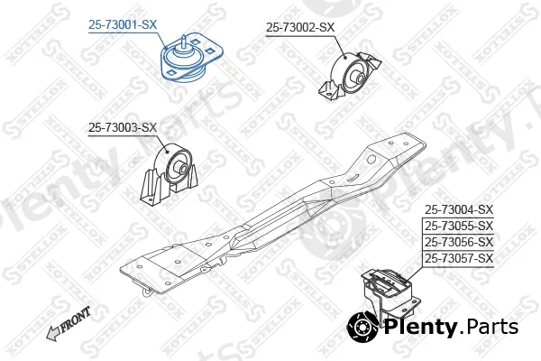 Stellox 25-73001-SX — Mounting, engine