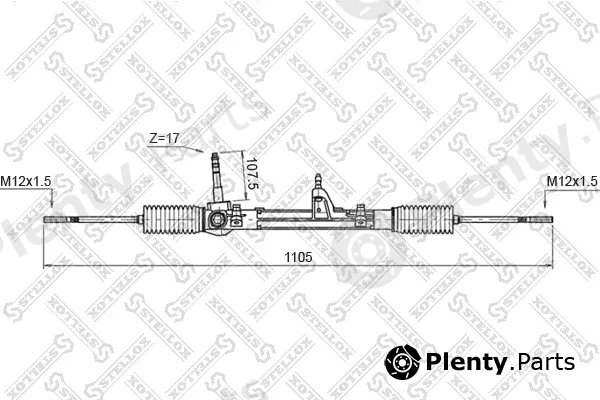 Stellox 00-35011-SX — Steering Gear
