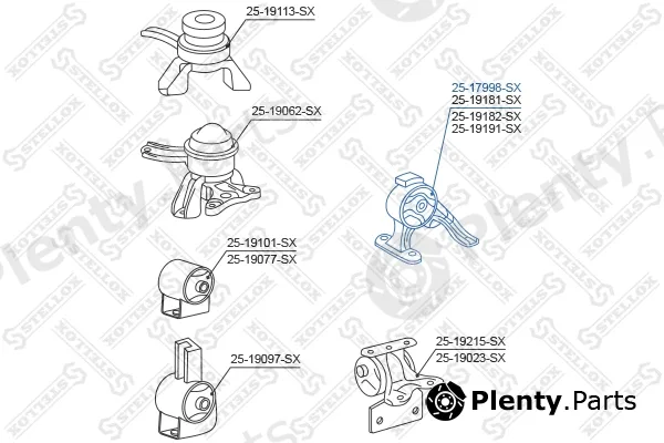 Stellox 25-17998-SX — Mounting, engine