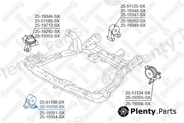 Stellox 25-19350-SX — Mounting, engine