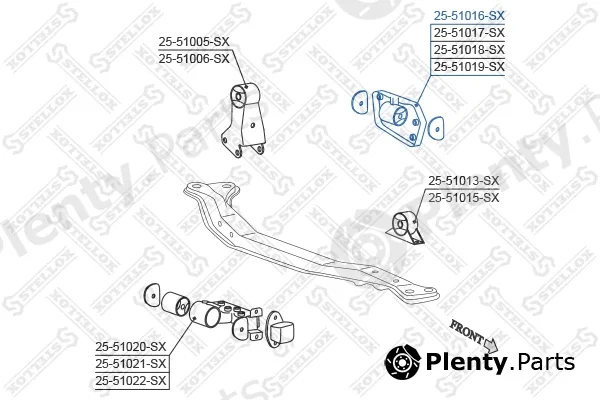 Stellox 25-51016-SX — Mounting, engine