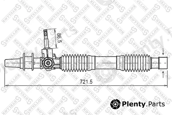 Stellox 00-35019-SX — Steering Gear