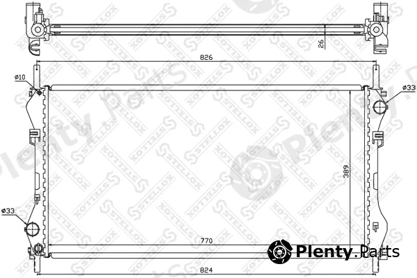 Stellox 10-25131-SX — Radiator, engine cooling