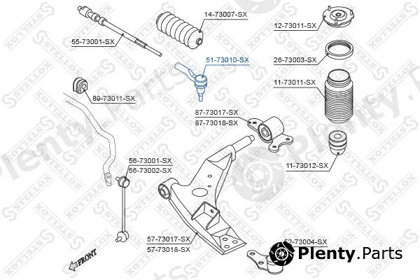 Stellox 51-73010-SX — Tie Rod End