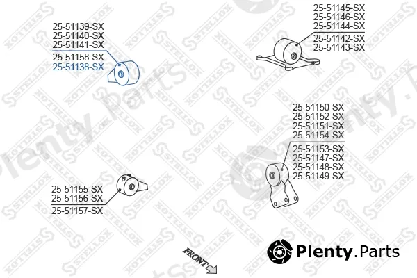 Stellox 25-51138-SX — Mounting, engine