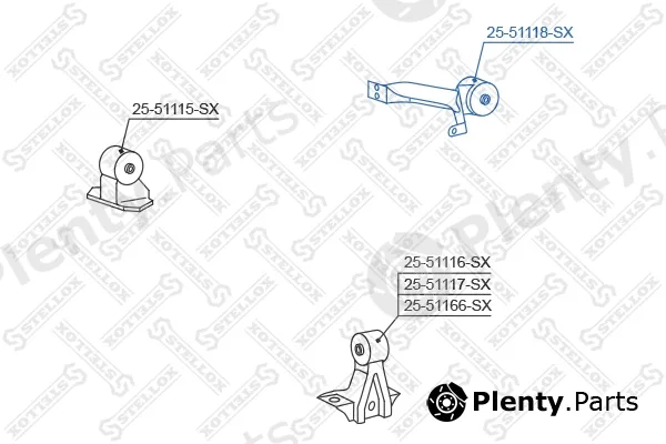 Stellox 25-51118-SX — Mounting, engine