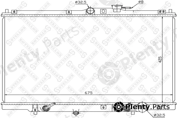 Stellox 10-26087-SX — Radiator, engine cooling