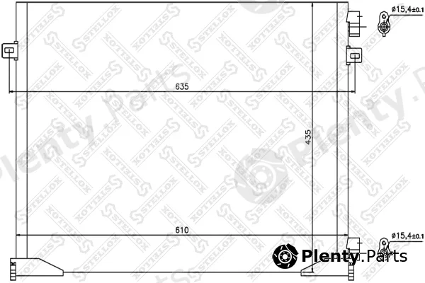 Stellox 10-45635-SX — Condenser, air conditioning