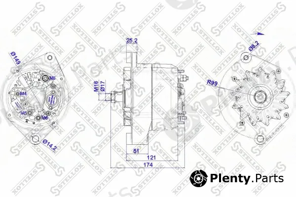 Stellox 88-02320-SX — Alternator