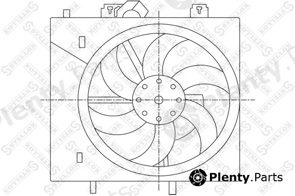 Stellox 29-99444-SX — Fan, engine cooling