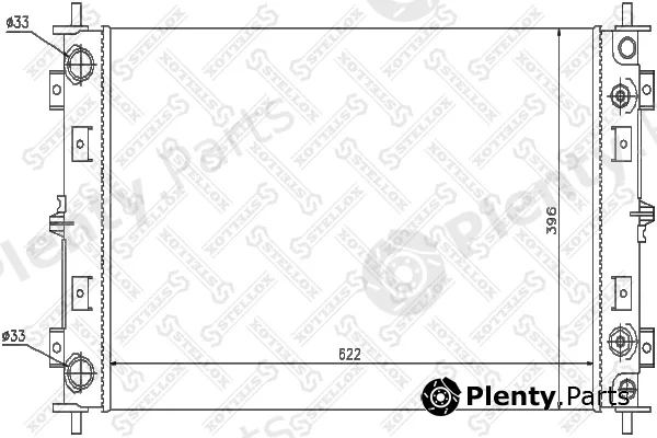 Stellox 10-25610-SX — Radiator, engine cooling