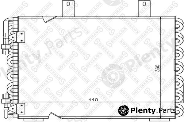 Stellox 10-45047-SX — Condenser, air conditioning