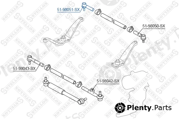 Stellox 51-98051-SX — Tie Rod End