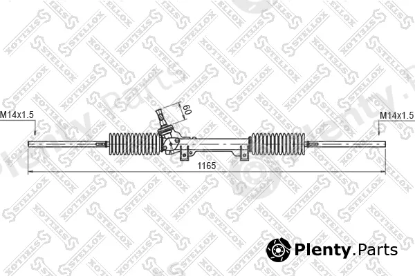 Stellox 00-35046-SX — Steering Gear