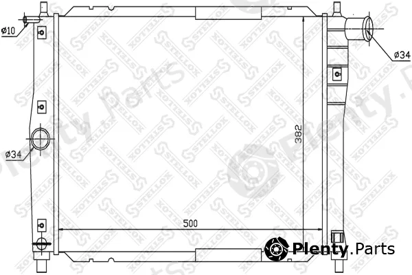 Stellox 10-25340-SX — Radiator, engine cooling
