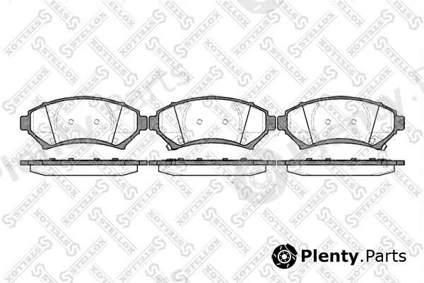 Stellox 652002B-SX — Brake Pad Set, disc brake