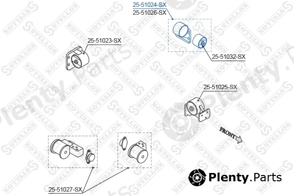 Stellox 25-51024-SX — Mounting, engine