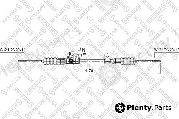 Stellox 00-35030-SX — Steering Gear