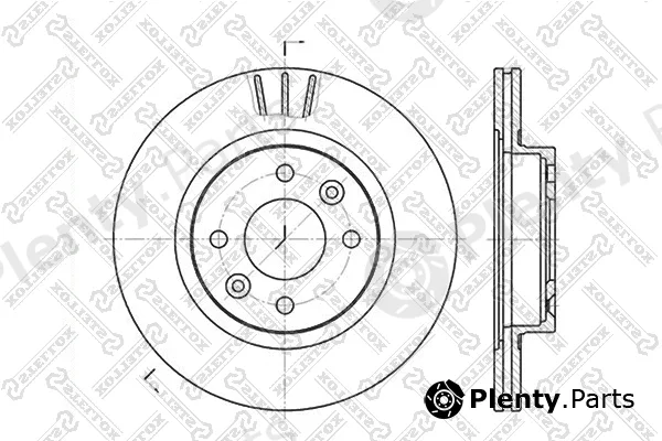 Stellox 6020-3922V-SX — Brake Disc