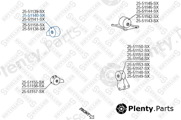 Stellox 25-51140-SX — Mounting, engine