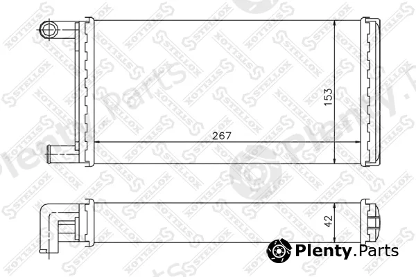 Stellox 10-35067-SX — Heat Exchanger, interior heating