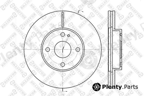 Stellox 6020-3230V-SX — Brake Disc