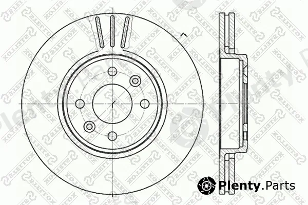 Stellox 6020-3919V-SX — Brake Disc
