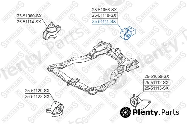 Stellox 25-51111-SX — Mounting, engine