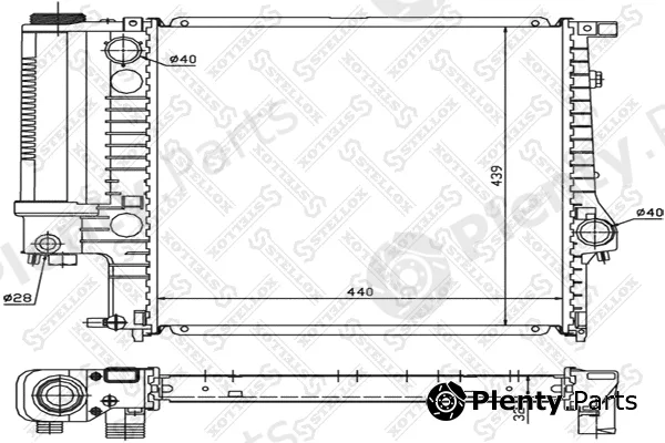 Stellox 10-25023-SX — Radiator, engine cooling