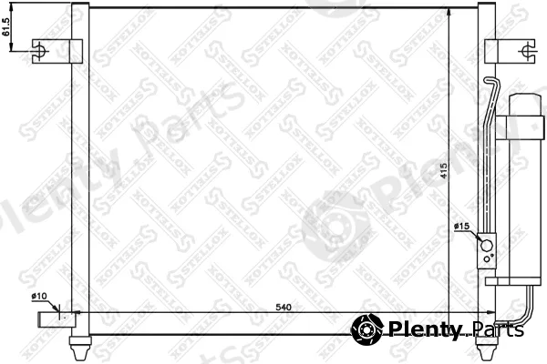 Stellox 10-40173-SX — Charge Air Cooler