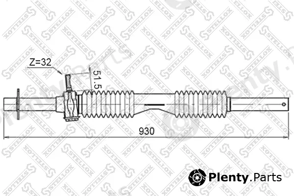 Stellox 00-35008-SX — Steering Gear