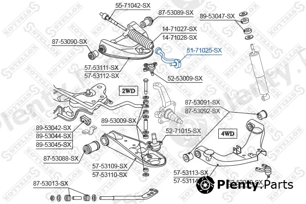 Stellox 51-71025-SX — Tie Rod End