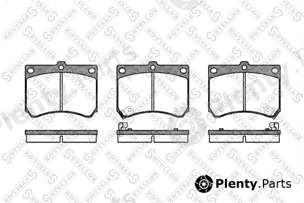 Stellox 344002B-SX — Brake Pad Set, disc brake