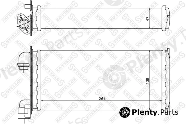 Stellox 10-35078-SX — Heat Exchanger, interior heating
