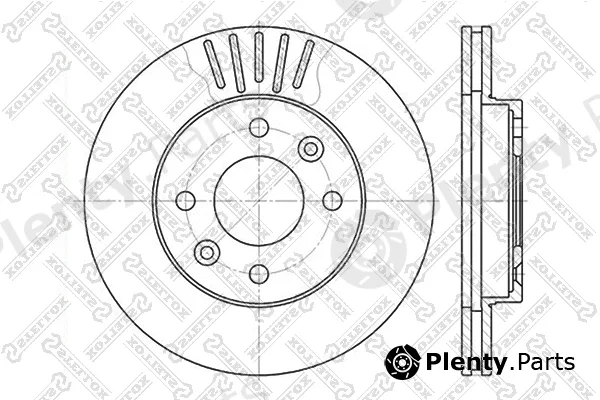 Stellox 6020-3909V-SX — Brake Disc