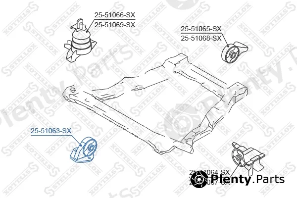 Stellox 25-51063-SX — Mounting, engine