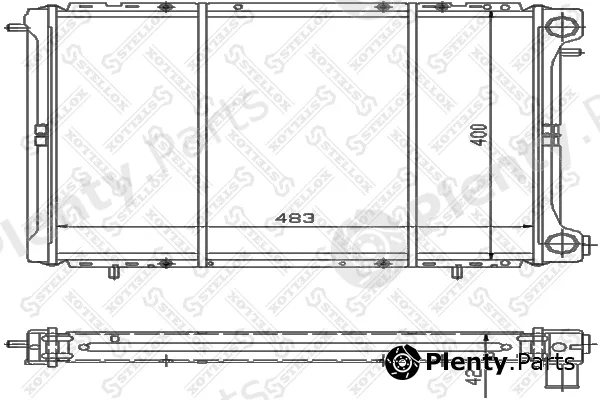 Stellox 10-25232-SX — Radiator, engine cooling