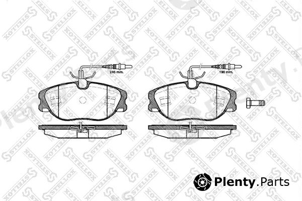 Stellox 316044B-SX — Brake Pad Set, disc brake