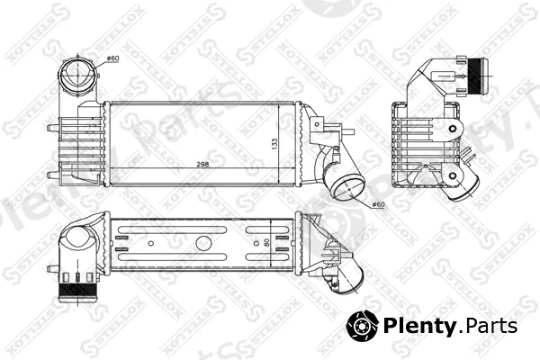 Stellox 10-40119-SX — Charge Air Cooler