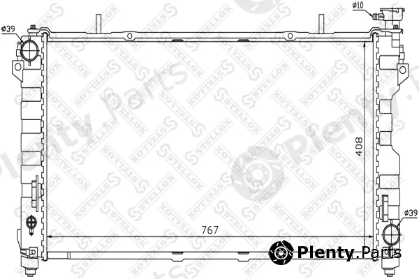 Stellox 10-25284-SX — Radiator, engine cooling
