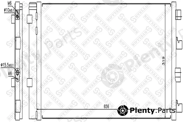Stellox 10-45650-SX — Condenser, air conditioning