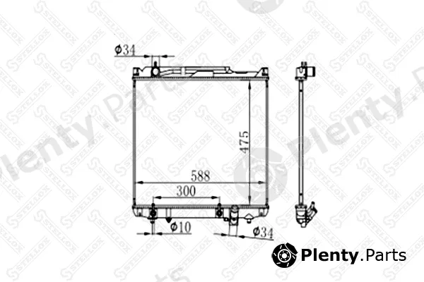 Stellox 10-26793-SX — Radiator, engine cooling