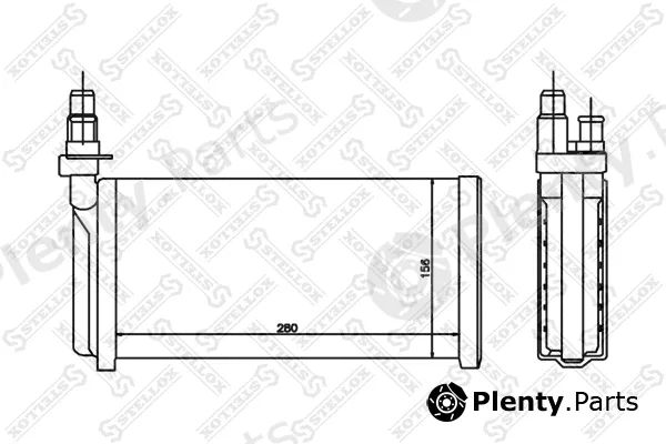 Stellox 10-35052-SX — Heat Exchanger, interior heating