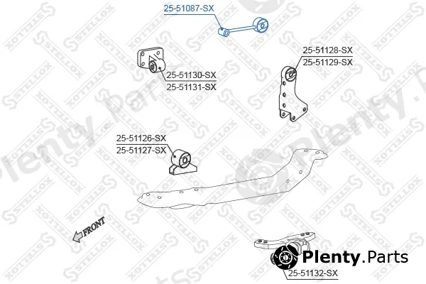 Stellox 25-51087-SX — Mounting, engine