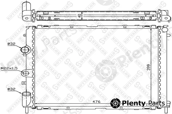 Stellox 10-26189-SX — Radiator, engine cooling