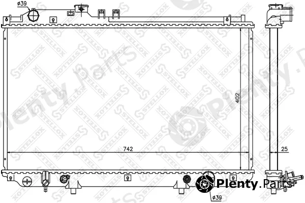 Stellox 10-26316-SX — Radiator, engine cooling