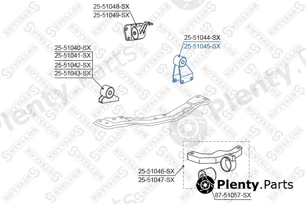 Stellox 25-51045-SX — Mounting, engine