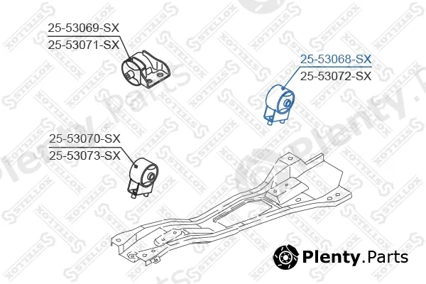 Stellox 25-53068-SX — Mounting, engine