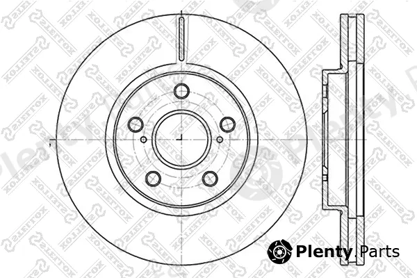 Stellox 6020-4592V-SX — Brake Disc